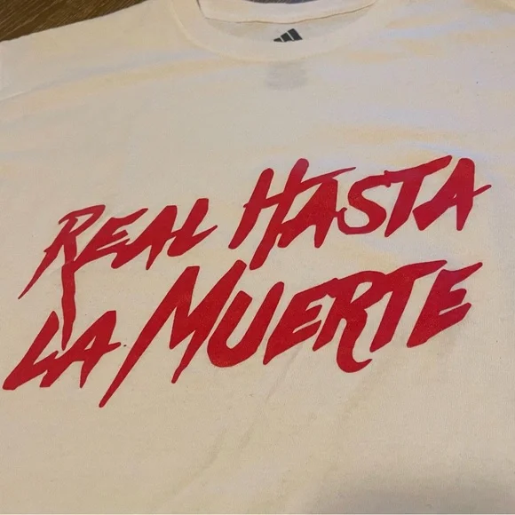 LARGE Adidas Short Sleeve Large - Picture 2 of 4